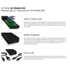 Hýsing M.2 NVMe Icybox 20Gbps USB-A/C IB-1916M-C32