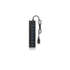 USB hub Icybox USB3-C 7P IB-HUB1700-C3 m/PSU
