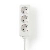 Extension Socket. Type F (CEE 7/7), 3-Way, 1.50 m, 3680 W, 16 A, EXSO315F1WTB