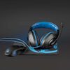 Gaming Combo Kit. 3-in-1. Headset, Mouse and Mouse Pad. Black / Blue