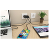 ICY BOX IB-PS1040-PD mobile device charger Universal Black AC Fast charging Indoor