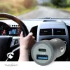 Nedis CCH1C1A48WBK mobile device charger Universal Grey Cigar lighter Fast charging Auto