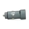 Nedis CCH1C1A48WBK mobile device charger Universal Grey Cigar lighter Fast charging Auto