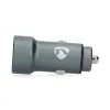 Nedis CCH1C1A48WBK mobile device charger Universal Grey Cigar lighter Fast charging Auto