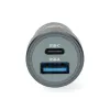 Nedis CCH1C1A48WBK mobile device charger Universal Grey Cigar lighter Fast charging Auto