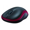 Logitech M185 Wireless 2.4GHz Mouse Red