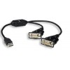 Kapall serial 2x í USB2.0 Manhattan 174947
