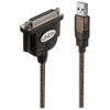 USB to Parallel Printer Converter. USB A male - DB25 male 1.8 meters