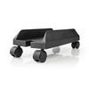 Computer PC stand on wheels black CSTD101BK