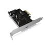 Stýrispjald Icybox PCIe USB3.2C 2x2 IB-PCI1901-C32