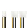 Internal Power Cable. 2x Molex Male - PCI Express Female, 0.20 meter