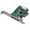 PCI-Express Firewire800 Controller with 3x FW800 Port