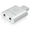 Soundcard Icybox USB 2X Jack IB-AC527