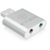 Hljóðkort USB Icybox 2X Jack IB-AC527 PC/MAC