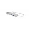 Cardreader including USB3.0 hub Icybox USB Type-C/SD/MicroSD IB-HUB1413-CR