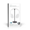 Headphones Stand, Aluminium Design, 98 x 276 mm Black