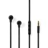 In-Ear headphones Nedis HPWD5020BK Build-In Microphone 1.2m cord, Black