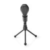 Wired Microphone. Nedis Dual Condenser with Tripod USB