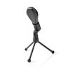 Wired Microphone. Nedis Dual Condenser with Tripod USB