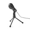 Wired Microphone. Nedis Dual Condenser with Tripod USB