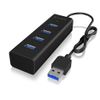 USB fjöltengi Icybox USB3 4P IB-HUB1409-U3 Mini
