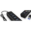 USB hub Icybox USB3 Type-A 4-Port IB-HUB1409-U3 Mini Version Aluminum