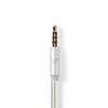 USB-C Headphone Adapter Cable. USB-C Male - 3.5 mm MiniJack Male. 1.0 meter, Aluminium