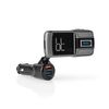Car FM Transmitter. Bluetooth®, Bass Boost, MicroSD Card Slot, Hands-Free Calling, Voice Control, 3.0 A / 2.4 A