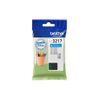 Brother ink cartridge. LC 3217C Cyan original ink cartridge yields 550 pages