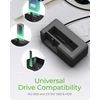 ICY BOX IB-2924MSCL-C31 storage drive docking station USB 3.2 Gen 2 (3.1 Gen 2) Type-C Black