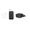 ICY BOX IB-PS1030-PD mobile device charger Universal Black AC Fast charging Indoor