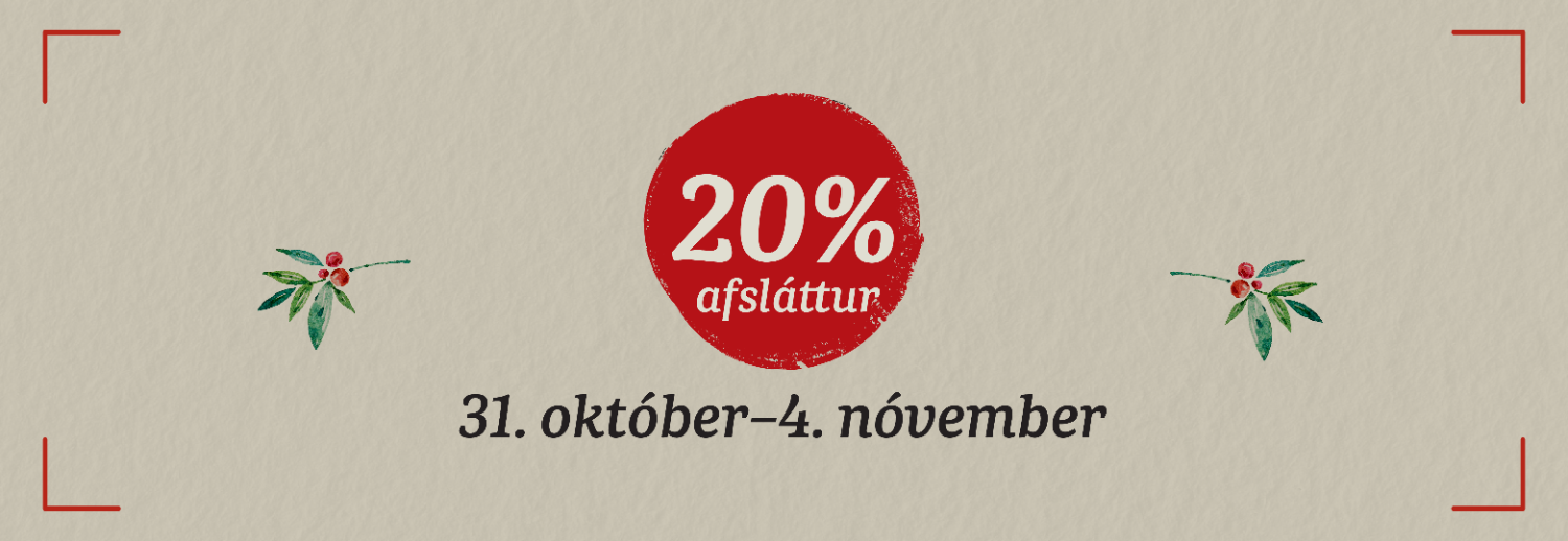 Tilboðsdagar 20% afsláttur - Stór borði