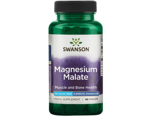 Swanson Magnesium Malate 150mg 60 stk.