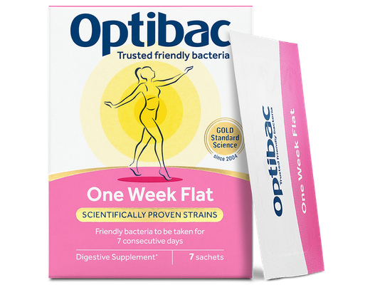 Optibac góðgerlar fyrir flatan maga duft 7x2 gr.