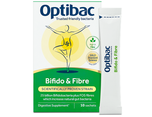 Optibac góðgerlar gegn hægðartregðu, 10 pokar duft