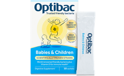 Optibac góðgerlar fyrir börn og ungabörn, 10 duft pokar