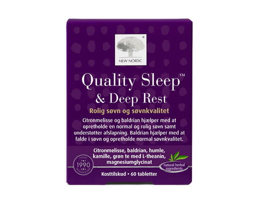 New Nordic Quality Sleep & Deep Rest 60 stk