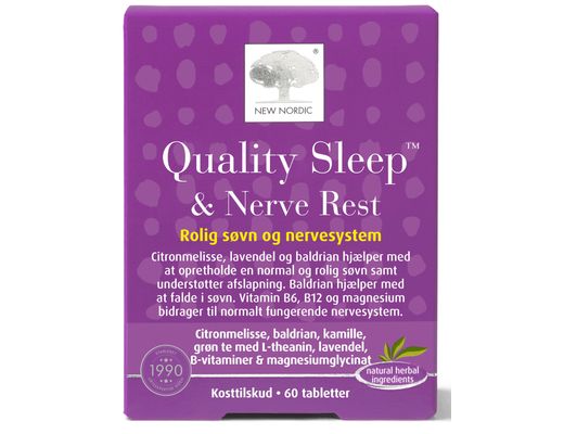 New Nordic Quality Sleep & Nerve Rest 60 stk