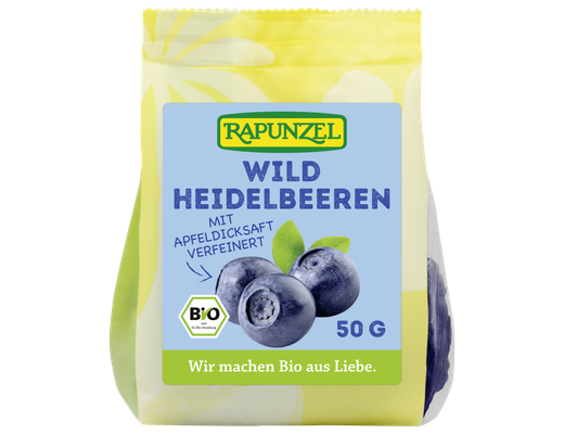 Rapunzel þurrkuð villt bláber 50g