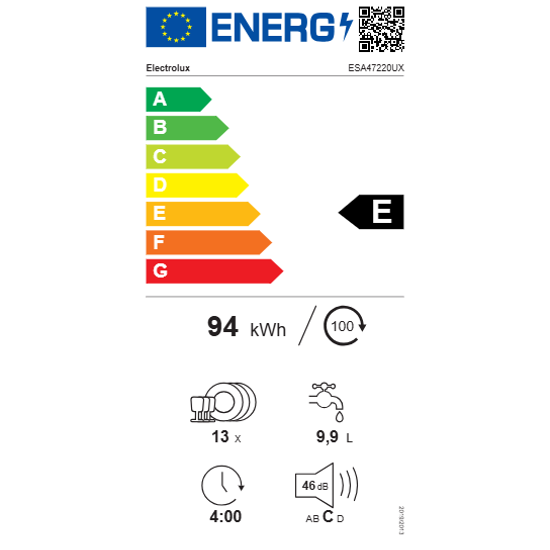 Electrolux AirDry Uppþvottavél 