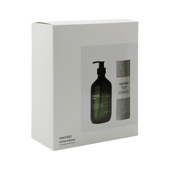 Meraki gjafasett handsápa og viskastykki