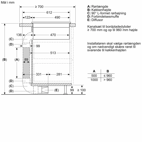 Siemens iQ300 Spanhelluborð með viftu 