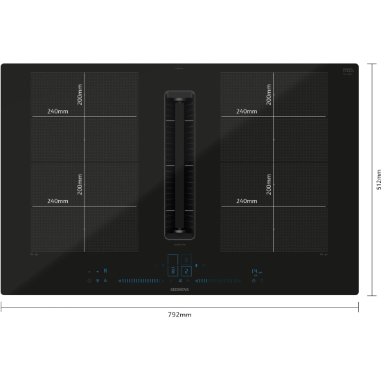 Siemens iQ700 spanhellubor&eth; og vifta