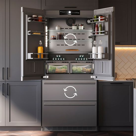 Liebherr BioFresh k&aelig;li og frystisk&aacute;pur