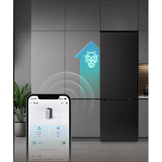 LG ThinQ DoorCooling+ K&aelig;li og frystisk&aacute;pur