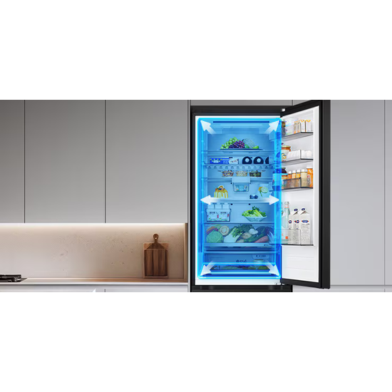 LG ThinQ DoorCooling+ K&aelig;li og frystisk&aacute;pur