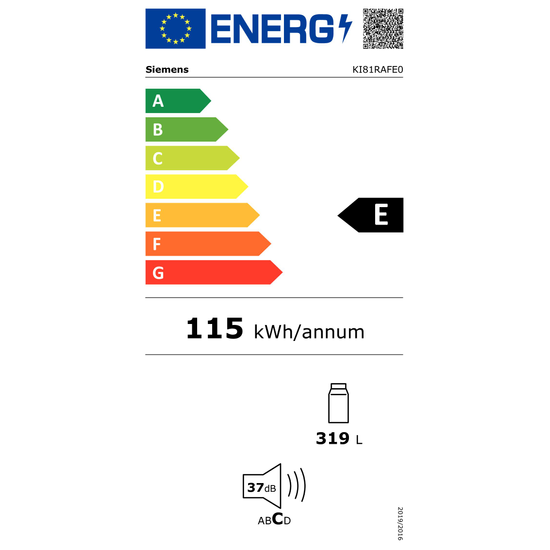 Siemens iQ500 k&aelig;lisk&aacute;pur