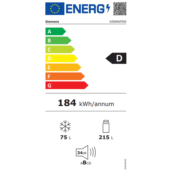 Siemens iQ300 K&aelig;li og frystisk&aacute;pur