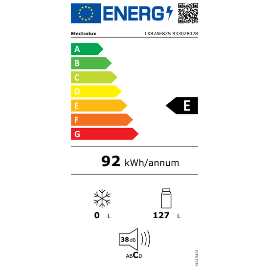 Electrolux kæliskápur til inbyggingar