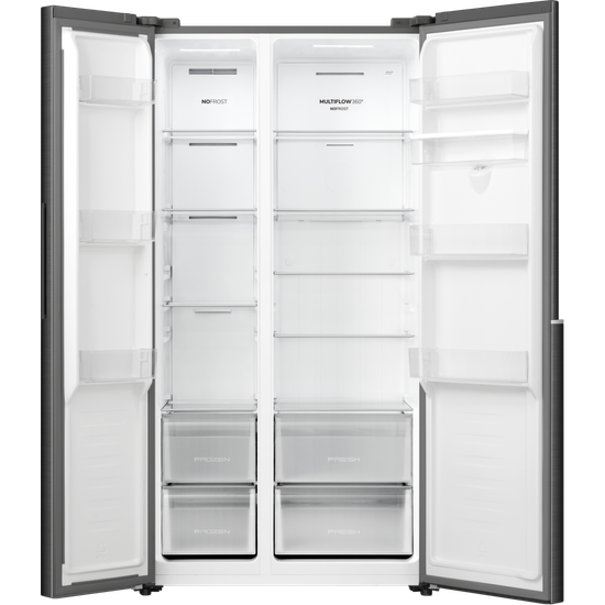 Gorenje Side-by-Side tv&ouml;faldur k&aelig;li- og frystisk&aacute;pur